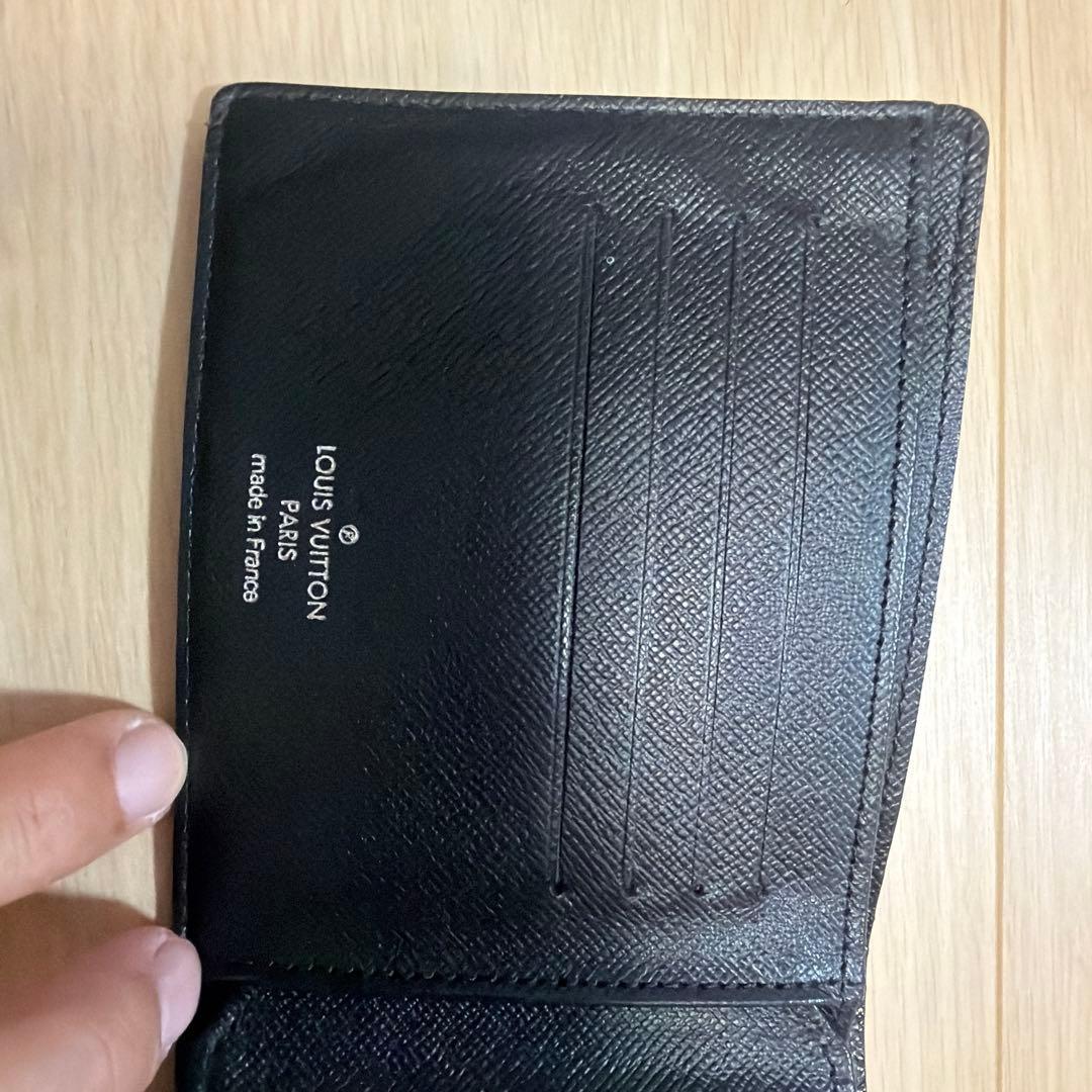 LOUIS VUITTON ブラック 二つ折り財布