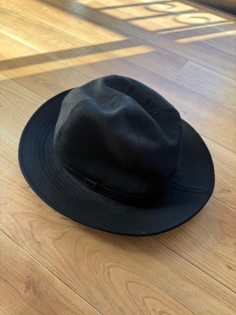 ブラック バケットハット　y's ヨウジヤマモト