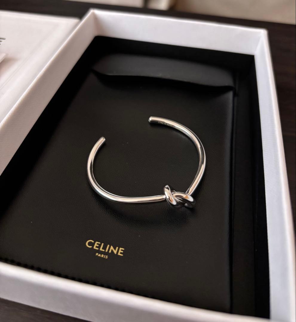 CELINE ノットバングル_シルバー