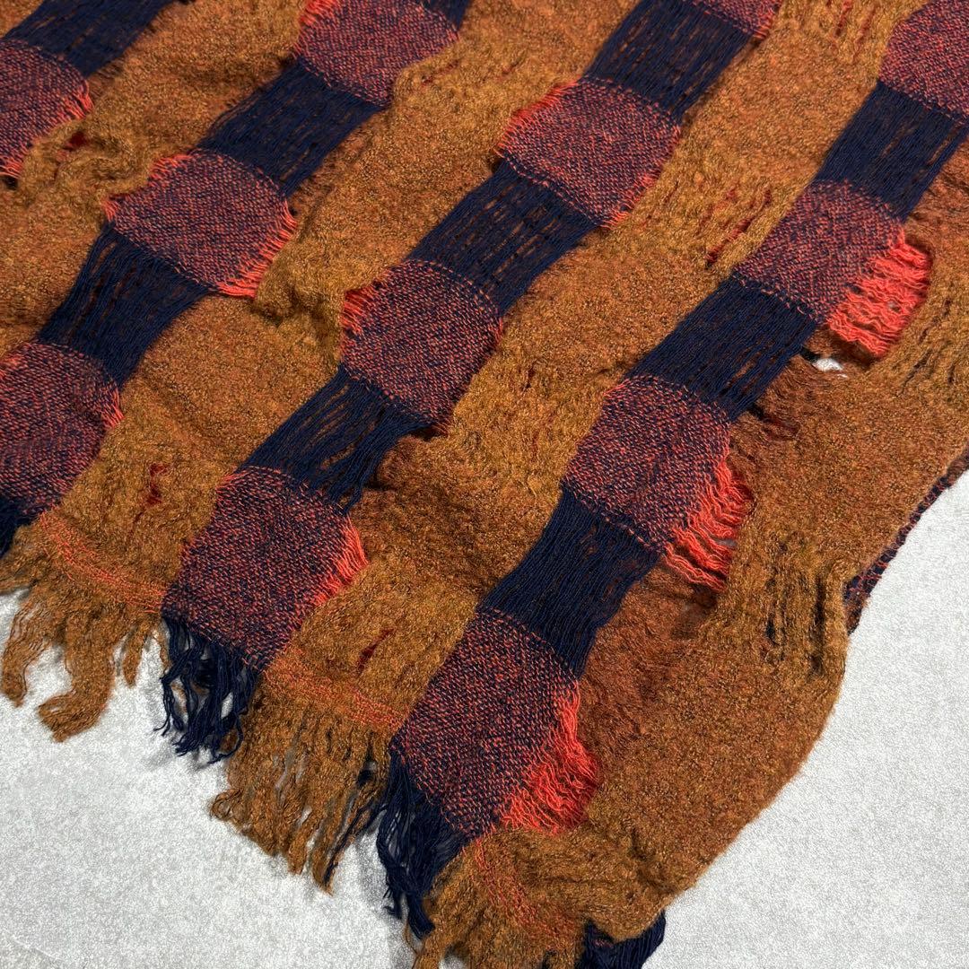 【新品】Y’s ワイズ ストール 大判 編み込み デザイナーズ ヨウジヤマモト