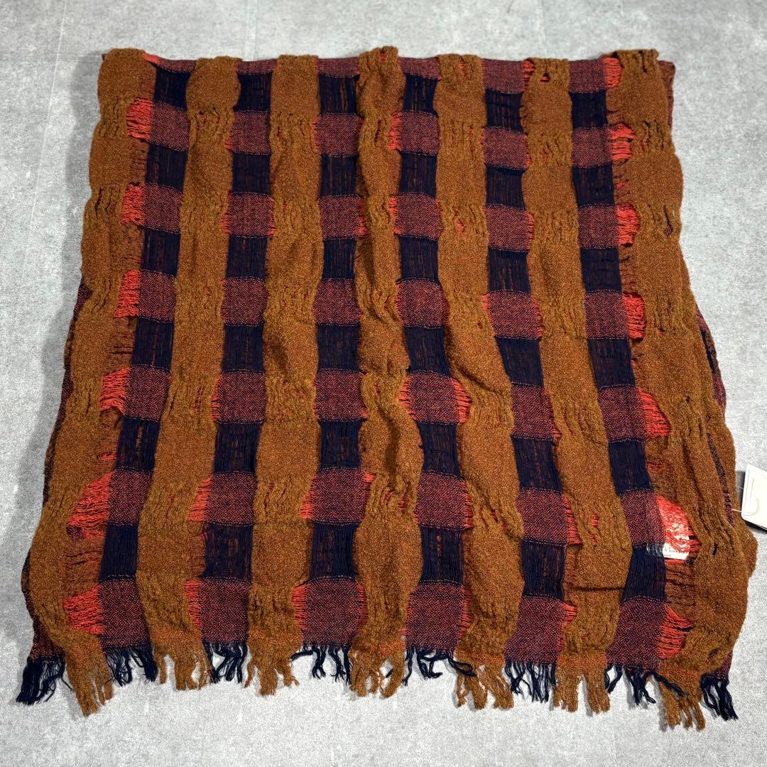 【新品】Y’s ワイズ ストール 大判 編み込み デザイナーズ ヨウジヤマモト