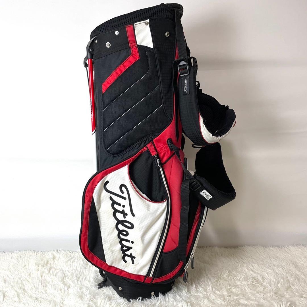 人気✨タイトリスト スタンド式キャディバッグ リュック 軽量 機能性◯ フード付