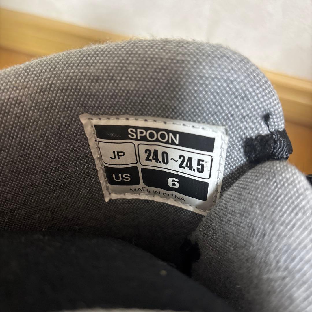【美品】SPOON スノーボードブーツ 24.0-24.5