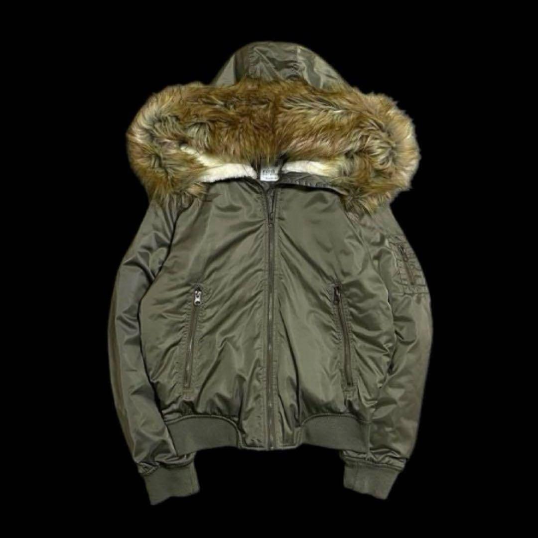 archive fur jacket n2b ma-1 y2k 00s 短丈