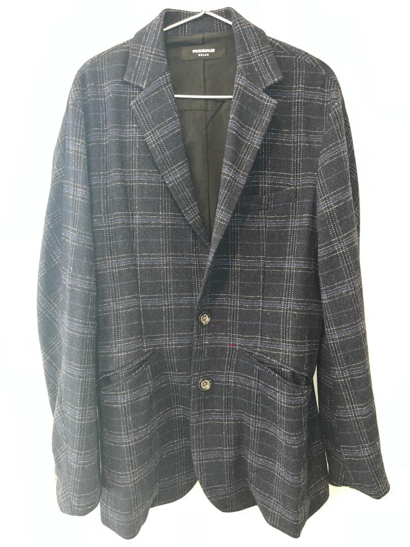 1PIU1UGUALE3 チェック柄 セットアップ（ジャケット＋ジョガーパンツ）