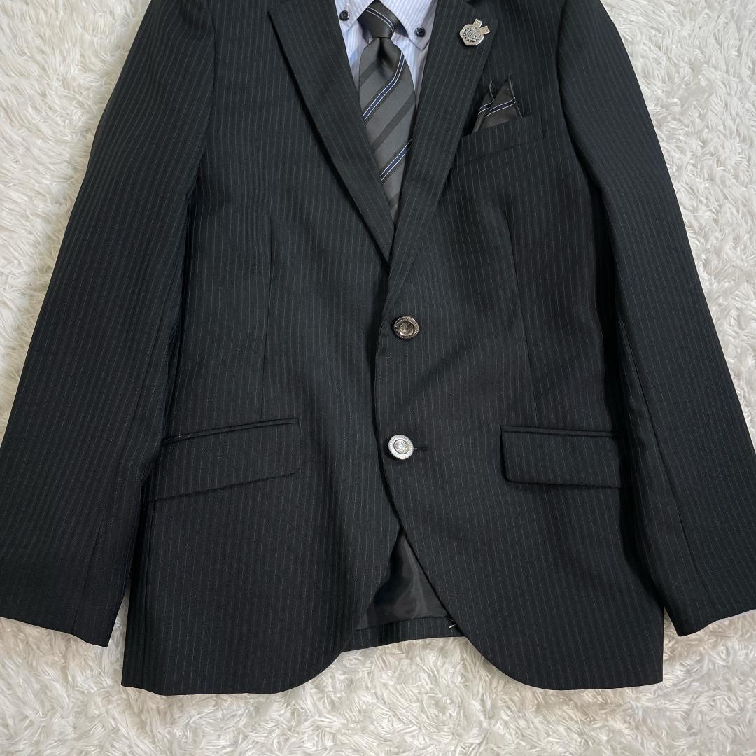 【美品】ヒロミチ ナカノ 男の子 黒 セットアップ 卒服5点セット 165cm