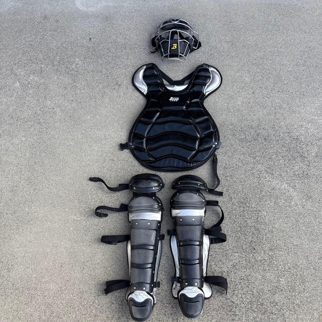 ベルガード（BELGARD） 野球 軟式用 キャッチャー防具 3点セット