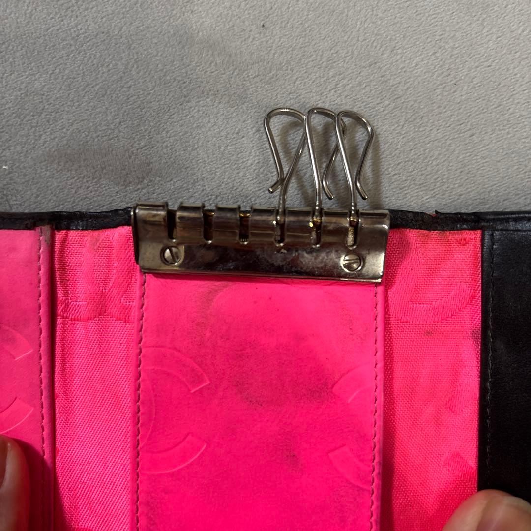 CHANEL キーケース ブラック