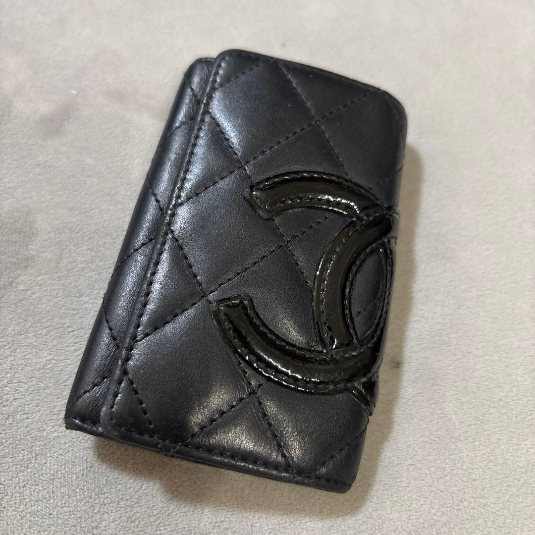 CHANEL キーケース ブラック
