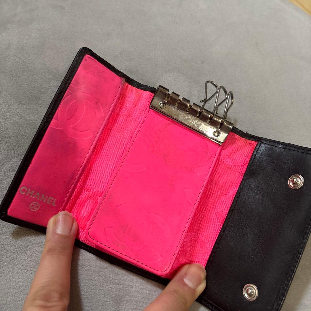 CHANEL キーケース ブラック