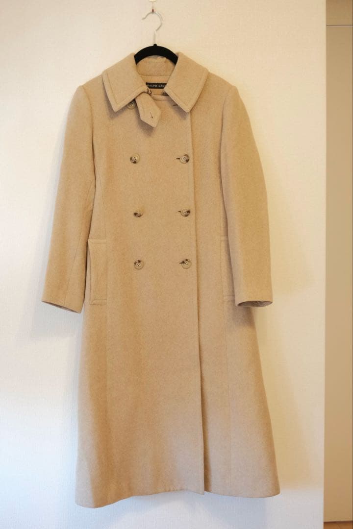 Ralph Lauren ベージュ ダブル　ロングコート