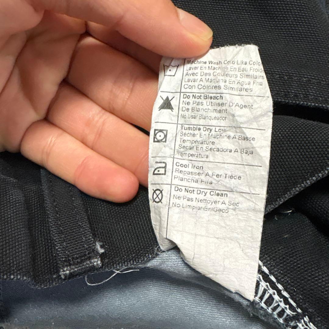 USA製カーハート ダブルニー ペインターパンツ 黒 B01