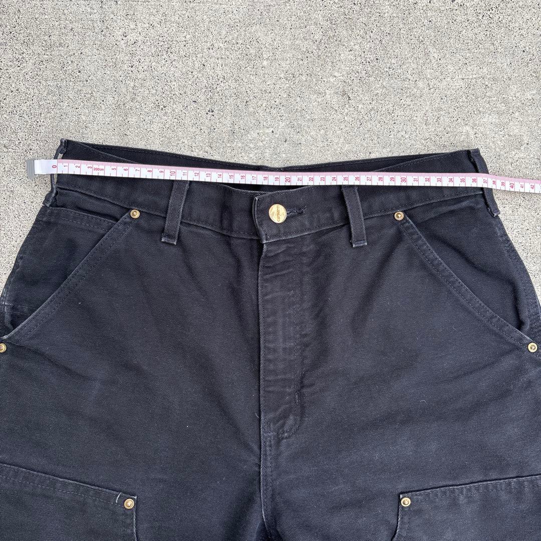 USA製カーハート ダブルニー ペインターパンツ 黒 B01