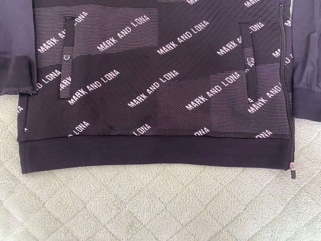 ゴルフウェア　メンズ　MARK & LONA ブラック アウター