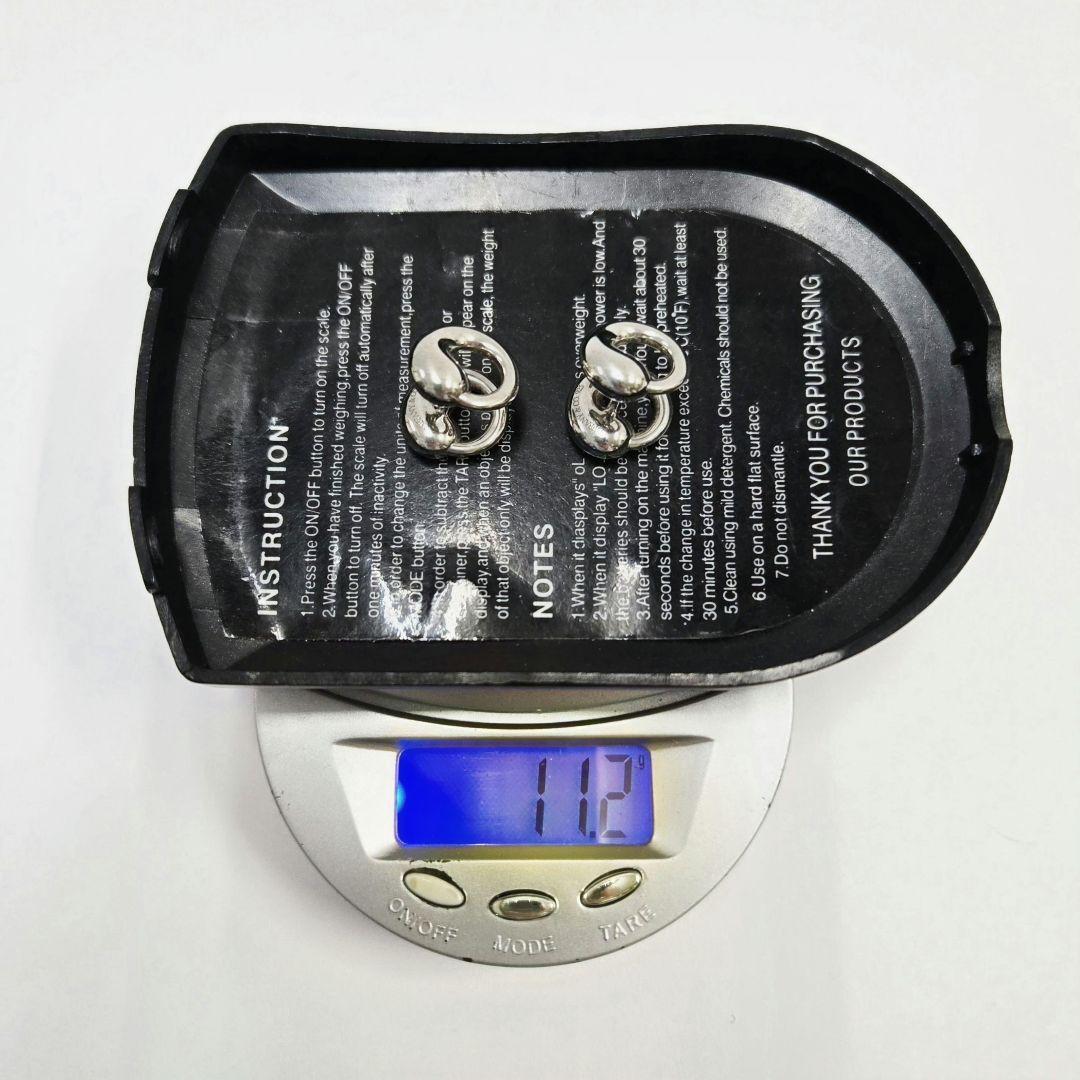 【美品】ティファニー　TIFFANY&CO.　エターナルサークル　カフス　SV