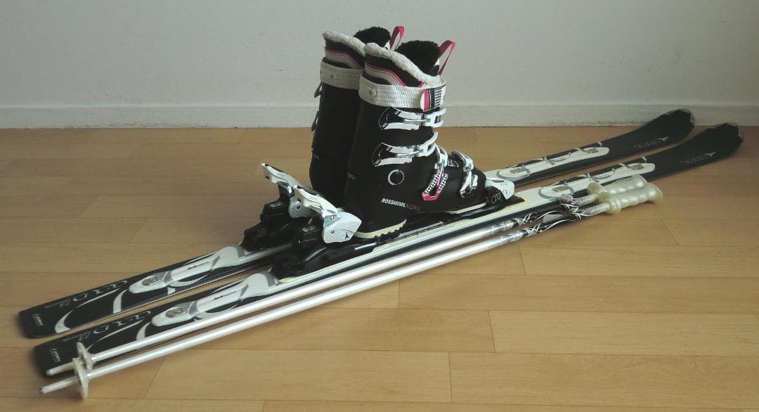 ■■送料無料■ATOMIC■女性用スキーセット■板159■メンテ付■■