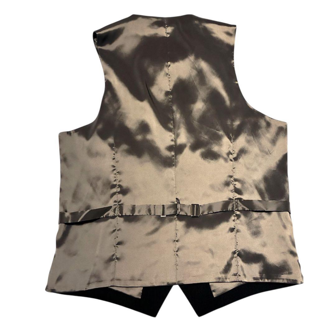 美品　現行タグ　LES MUES 洗える　スリーピース　ブラック　ストライプ　L