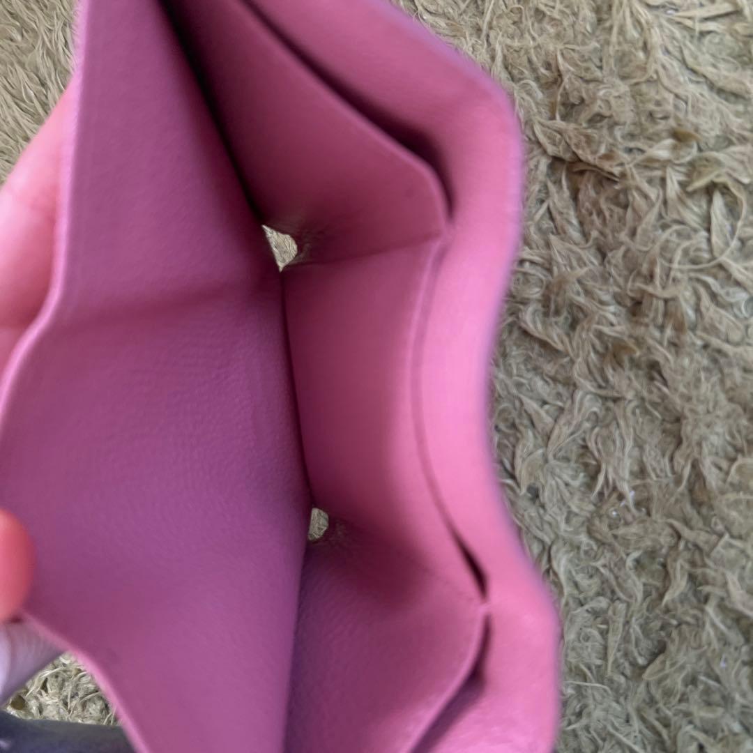 MIU MIU 三つ折り財布 ピンク 黒