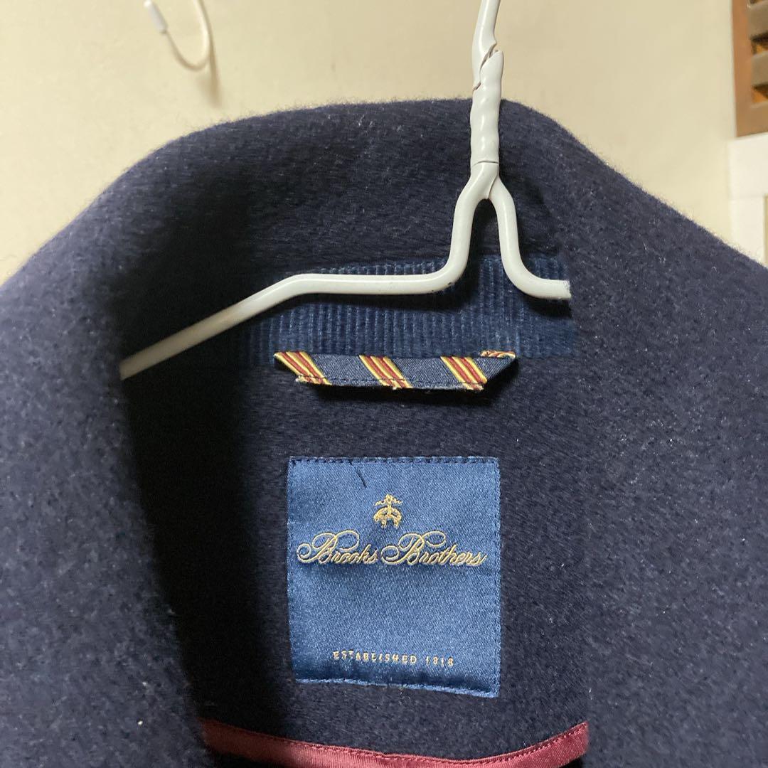 超美品 ブルックスブラザーズ Pコート ウール ビジネスコート