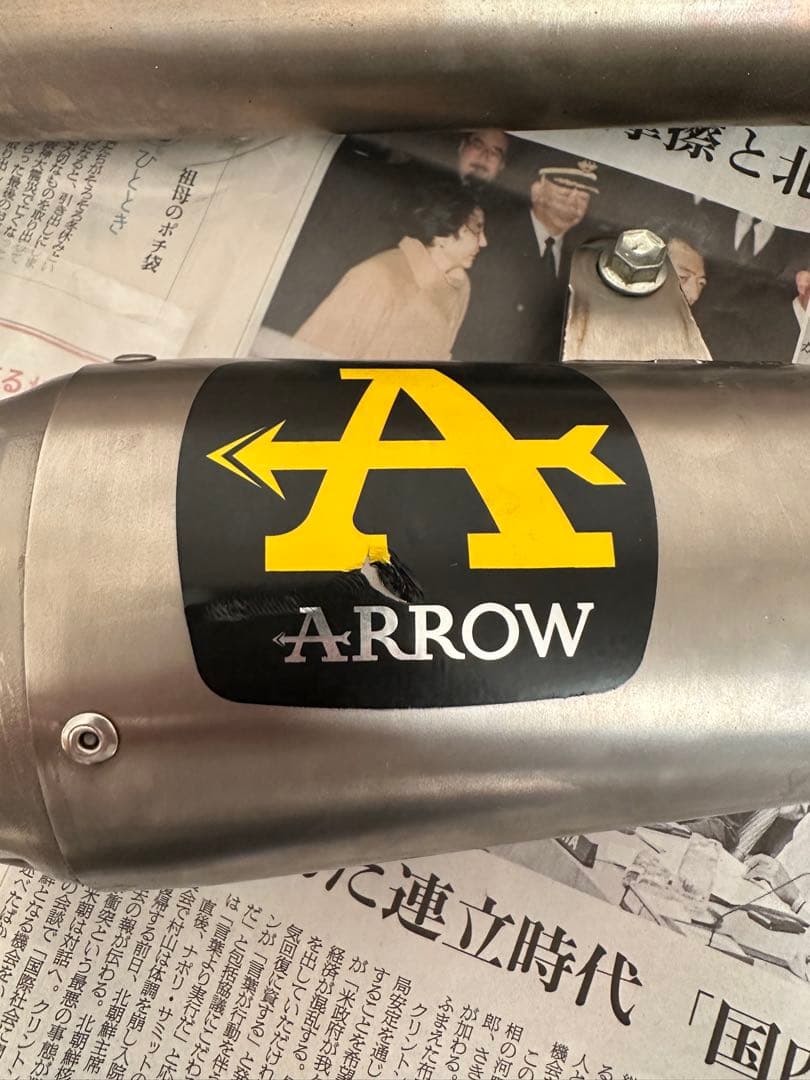 ARROW PRO-RACE ZX10R RS型　セミフルエキマフラー