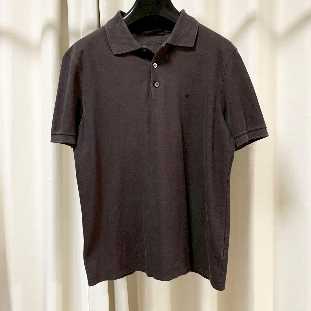 LOUIS VUITTON　ルイヴィトン　LVロゴ刺繍　ワンポイント　ポロシャツ