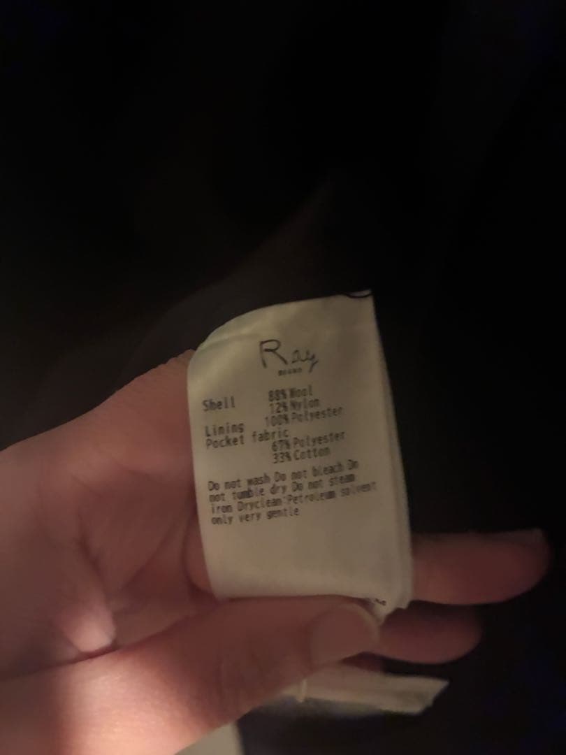 スタンドカラー ダブル コート　レイビームス