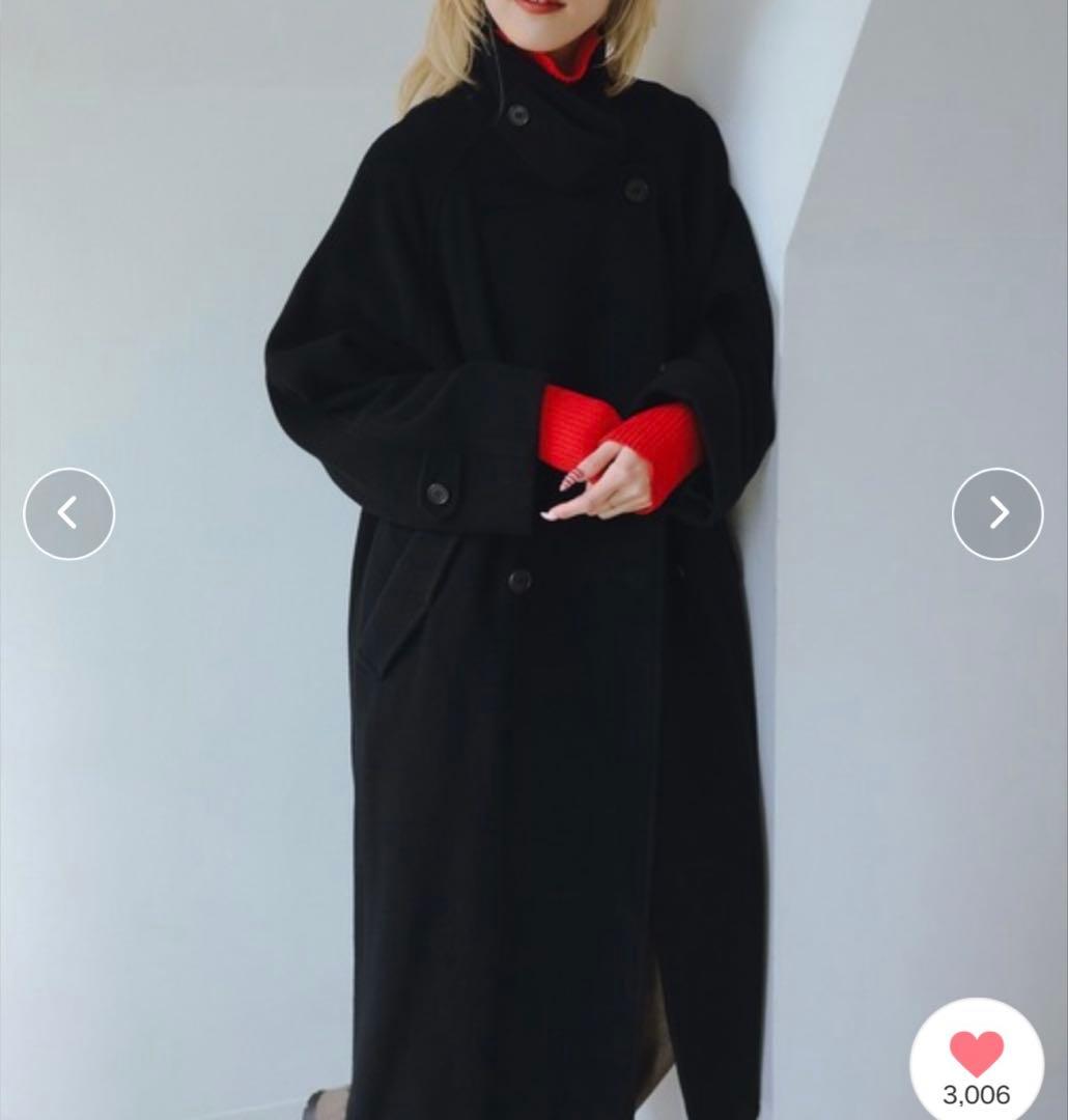 スタンドカラー ダブル コート　レイビームス