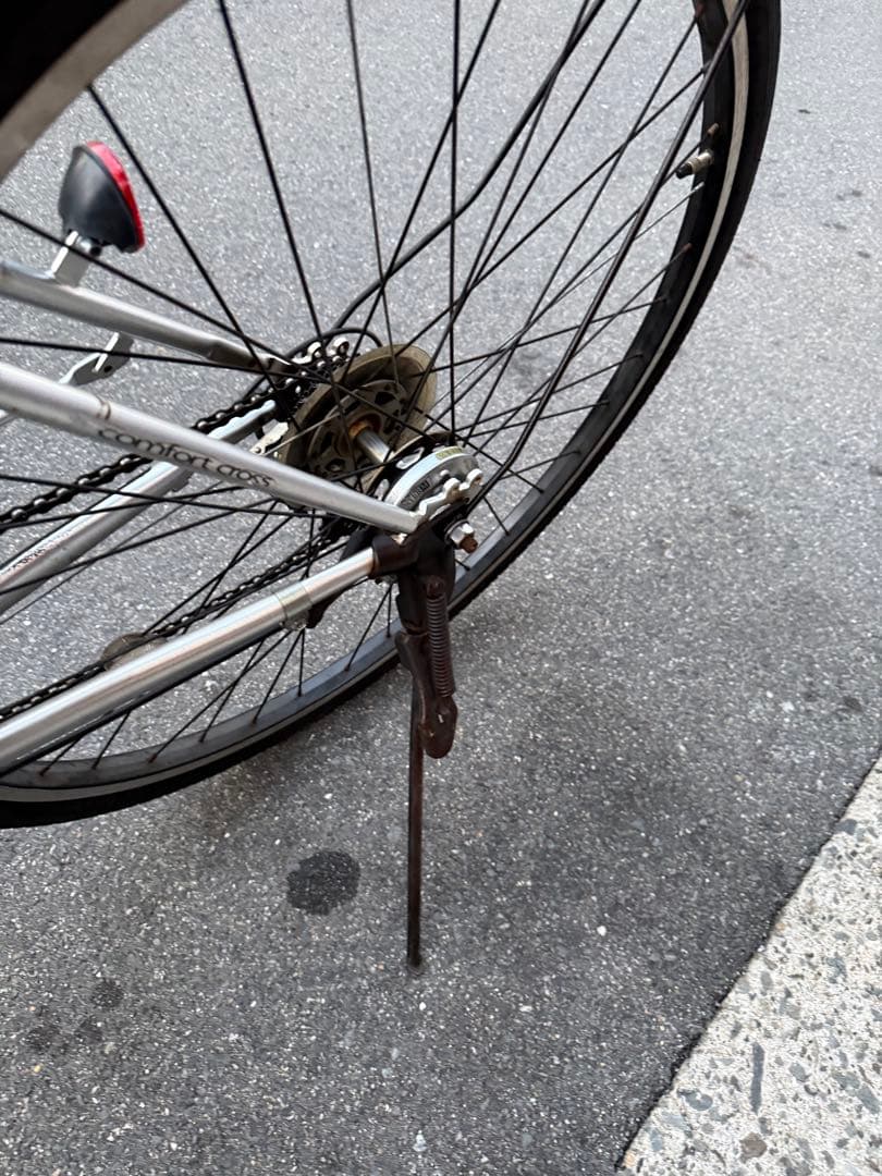 173 自転車 大阪市 【引取り限定】 美品 27インチ 変速付き