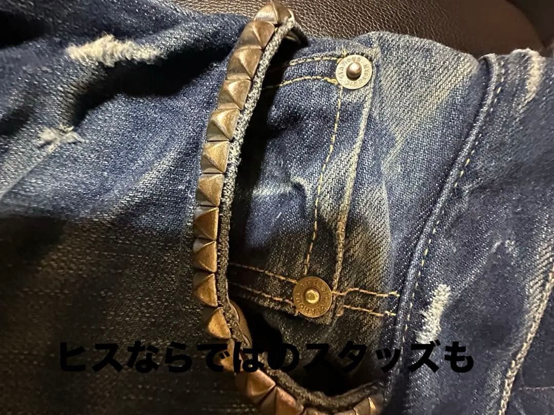 レア ヒステリックグラマー ショートパンツ ロゴ、スタッズ付き