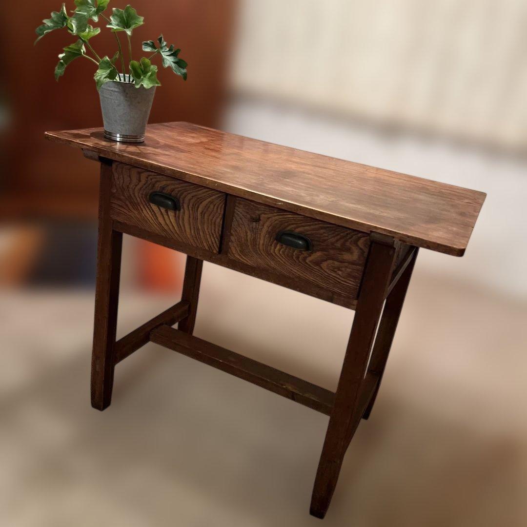 Alibaba様ご予約品・古道具・木製デスク