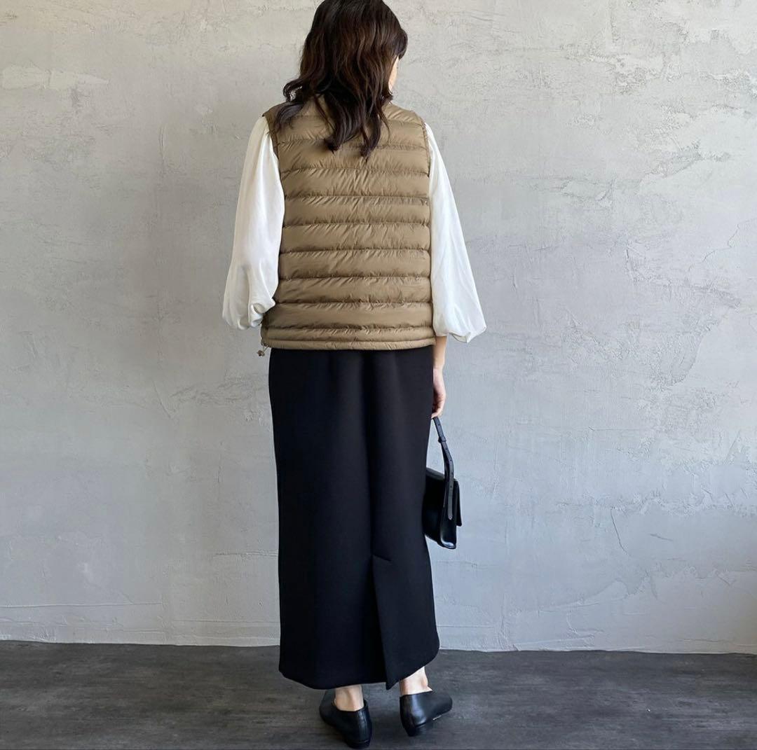 ダントン　インナーダウンクルーネックベスト