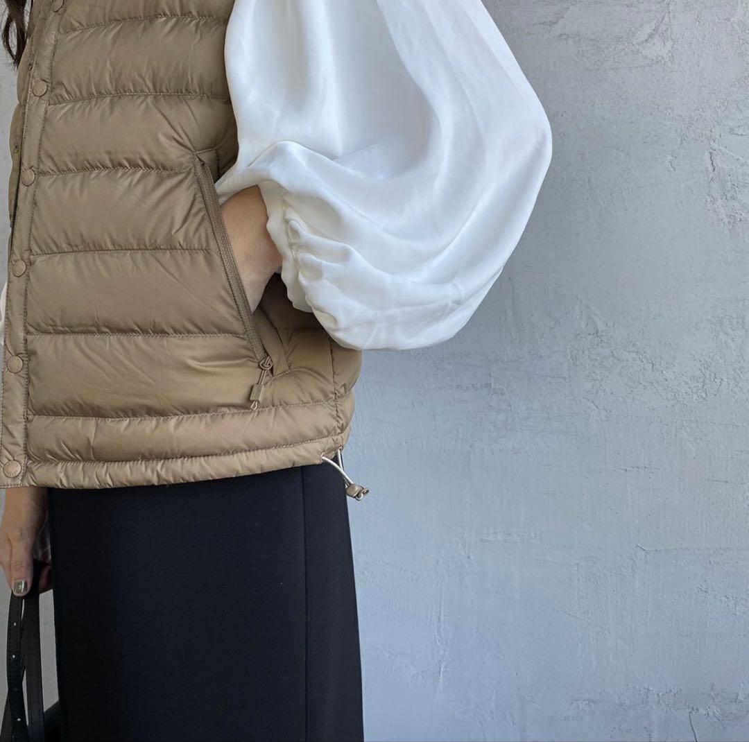 ダントン　インナーダウンクルーネックベスト