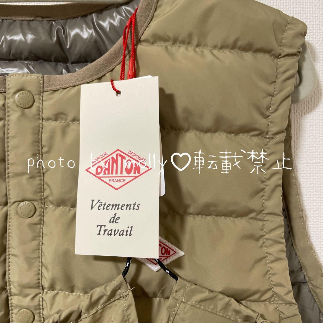 ダントン　インナーダウンクルーネックベスト