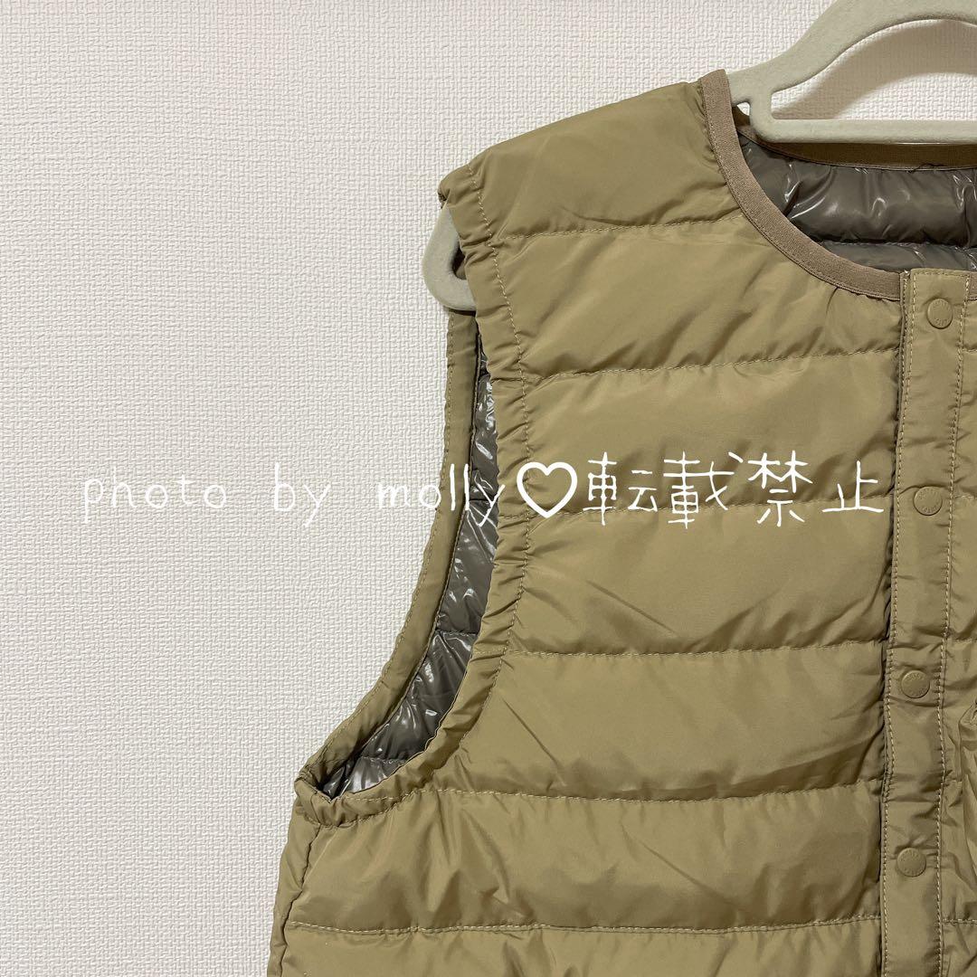 ダントン　インナーダウンクルーネックベスト