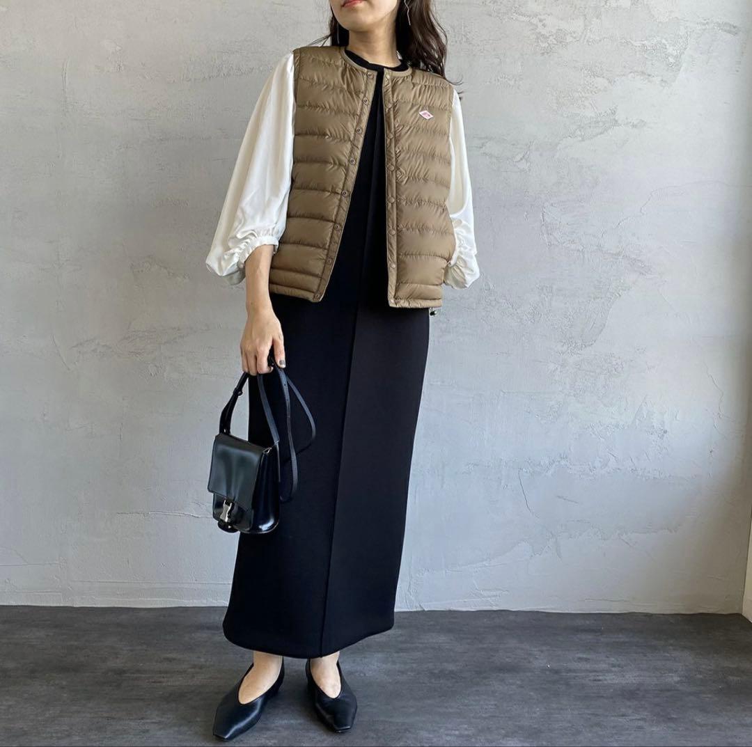 ダントン　インナーダウンクルーネックベスト