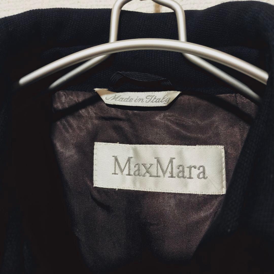 【最高級】白タグ max mara マックスマーラ ウール ステンカラーコート