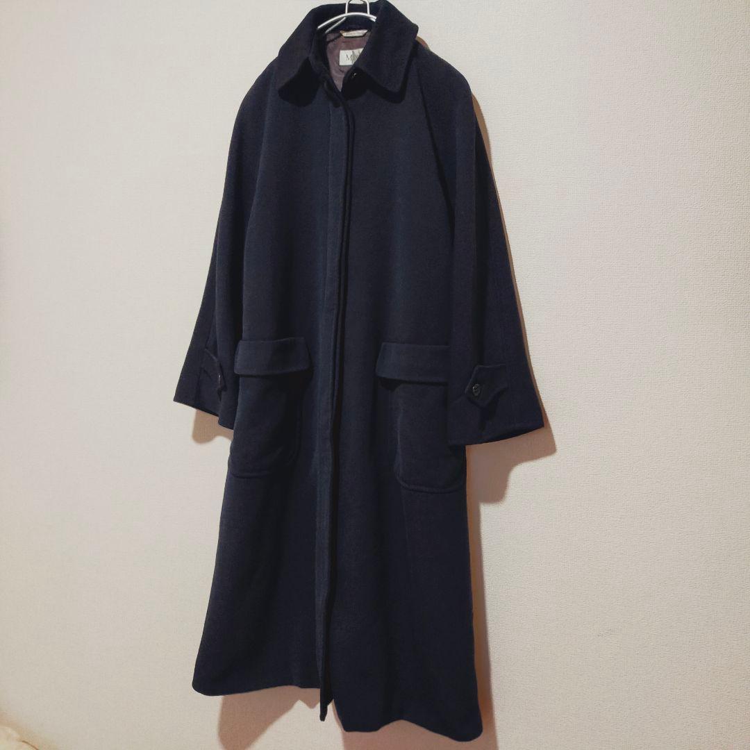 【最高級】白タグ max mara マックスマーラ ウール ステンカラーコート