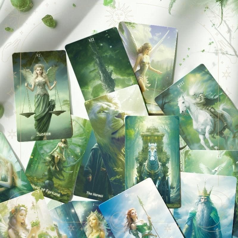 人気メーカー新作✨心が洗われるような美麗イラスト✨森の精霊たちのタロットカード