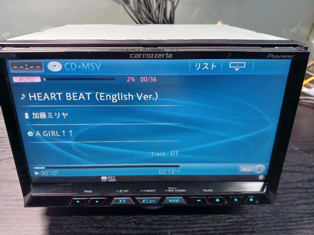 Pioneer AVIC-ZH09 バックカメラ付き