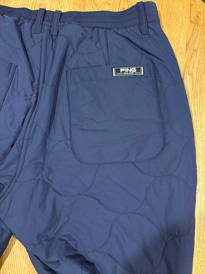 美品！！　PING ピン　キルティング中綿パンツ　ゴルフウェア　XLサイズ