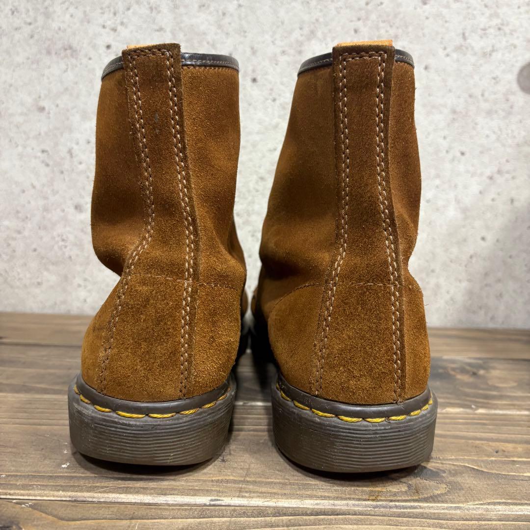 ドクターマーチン イングランド 8ホール ブーツ スウェード ブラウン UK11