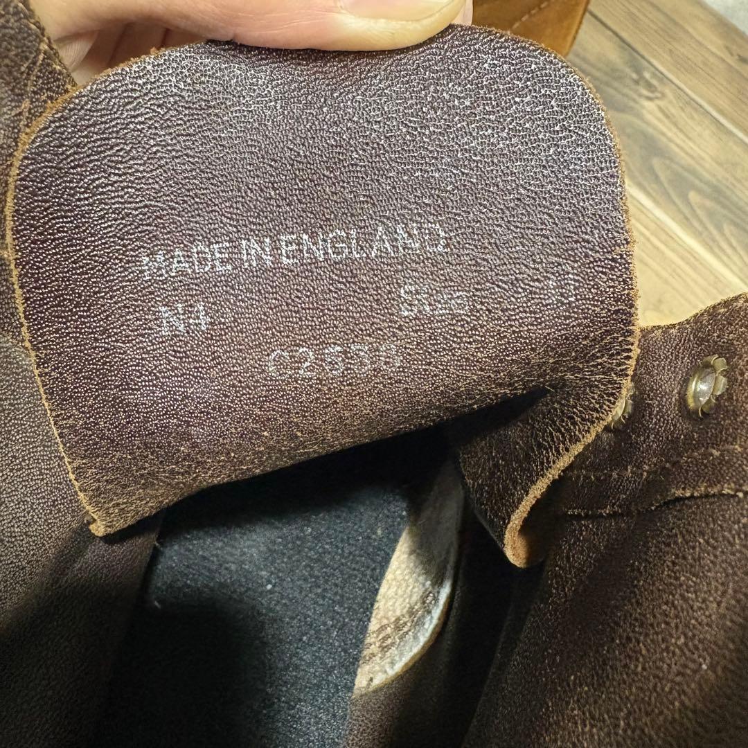 ドクターマーチン イングランド 8ホール ブーツ スウェード ブラウン UK11