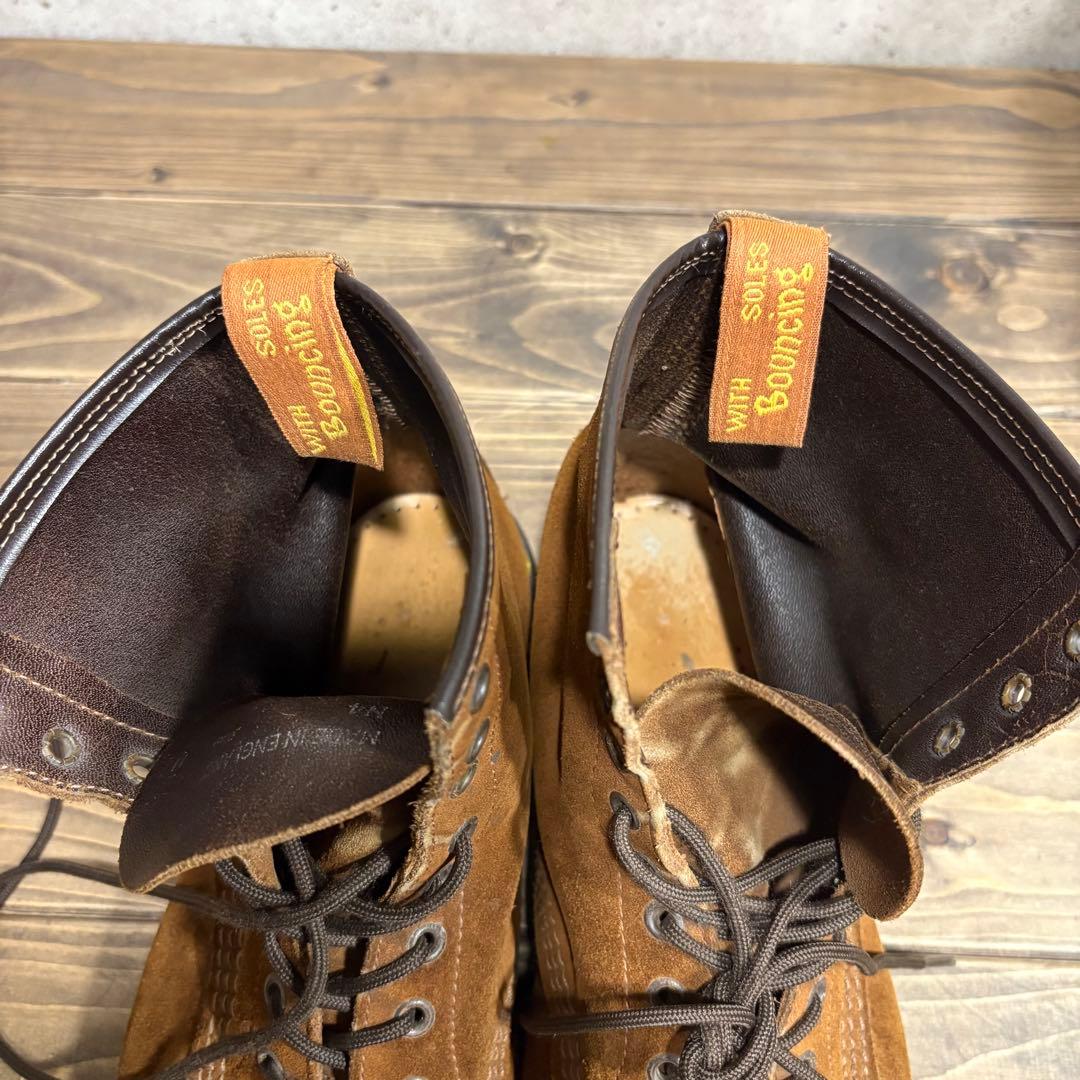 ドクターマーチン イングランド 8ホール ブーツ スウェード ブラウン UK11