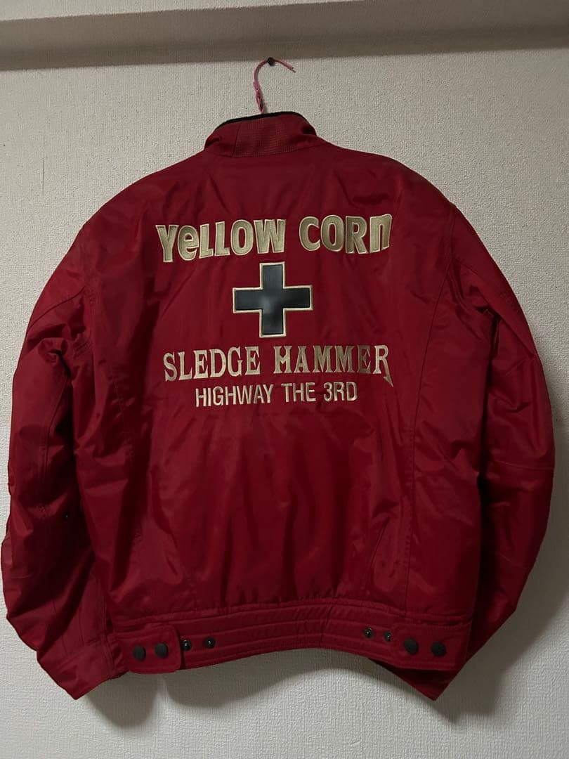 かず　YELLOW CORN ジャケット M レッド