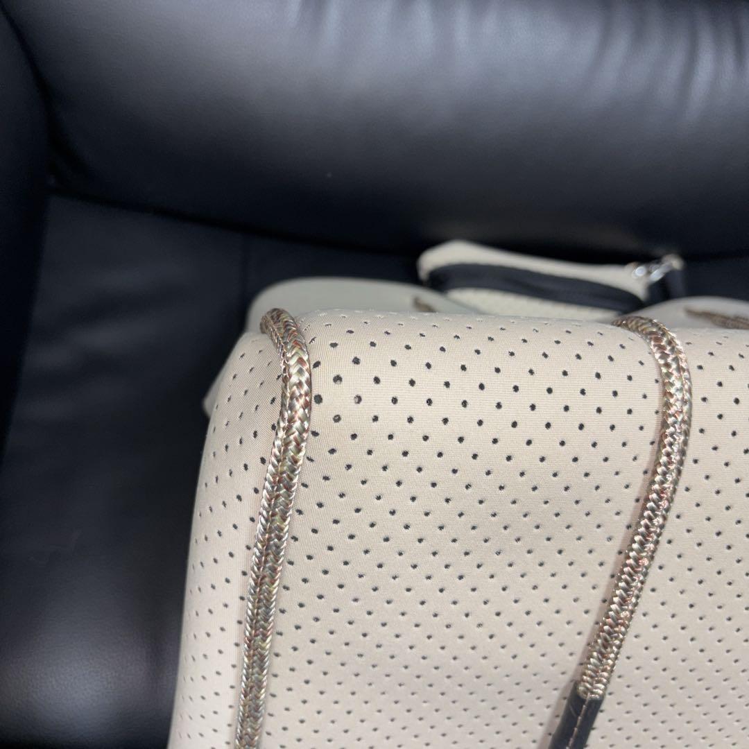 【大人気】極美品　ステイトオブエスケープ　 トートバッグ　ベージュ　大容量