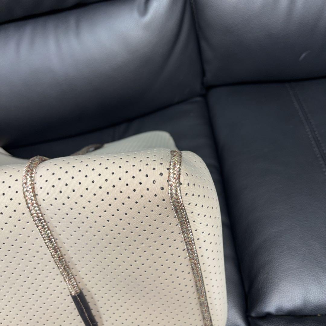 【大人気】極美品　ステイトオブエスケープ　 トートバッグ　ベージュ　大容量