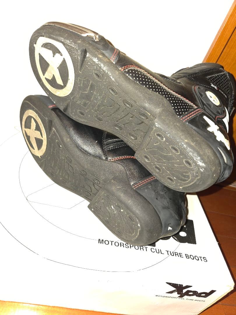 ★美品★xpd X-ONE Nero レザー レーシングブーツ バイクブーツ