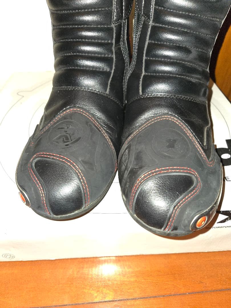 ★美品★xpd X-ONE Nero レザー レーシングブーツ バイクブーツ