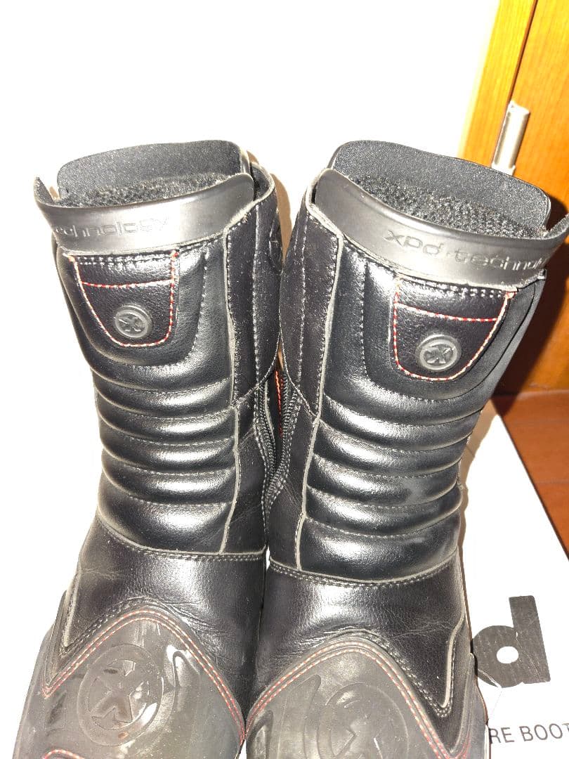 ★美品★xpd X-ONE Nero レザー レーシングブーツ バイクブーツ