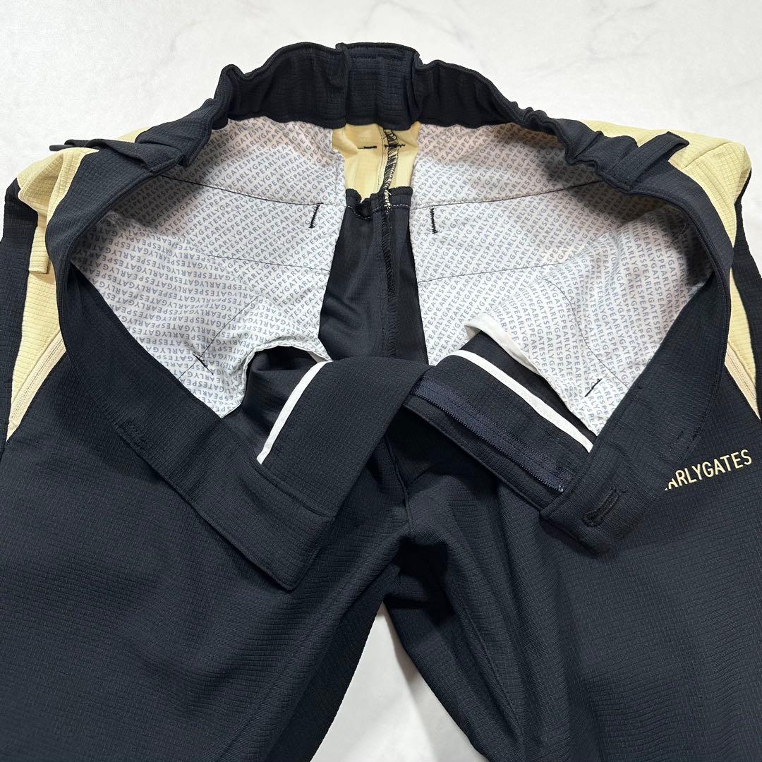 未使用級2024年◎パーリーゲイツ TEXBRID ストレッチパンツ 腰ロゴ 4